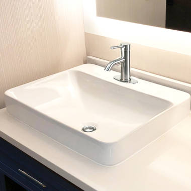 CheviotProducts Cheviot Products 17.125'' White Vitreous China ...